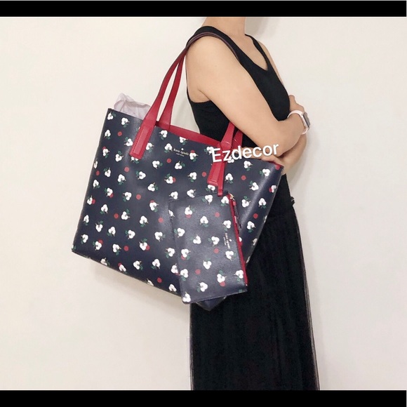 NWT Kate Spade Reversible Mya Floral Tote - Picture 8 of 8